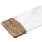 Placa de corte de emenda de madeira da acácia do mármore da placa de corte da decoração da cozinha com punho