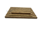 Placa de corte de bambu do retângulo durável com anel