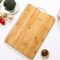 Carniceiro de bambu anti-bacteriano Block Cutting Board com punho 650g 700g 800g